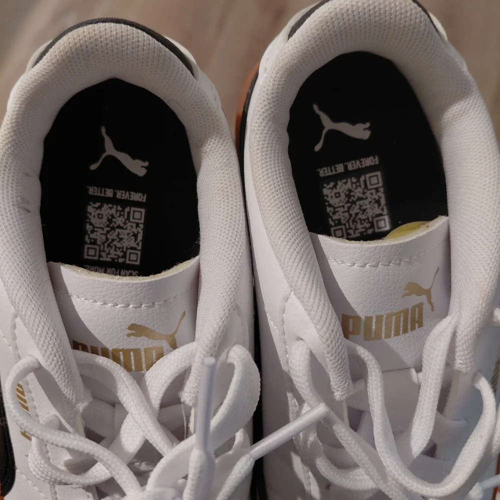 Puma Vikky V3 Black/White Toddler Boys Sneaker w/Rubber Sole Size 13 - Picture 7 of 9